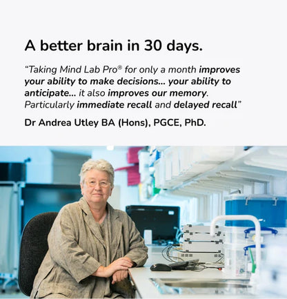 【Mind Lab Pro® Site】 Universal Nootropic™ Brain Booster Supplement for Focus, Memory, Clarity, Energy - 60 Capsules - Plant-Based, Naturally Sourced Memory Vitamins for Better Brain Health